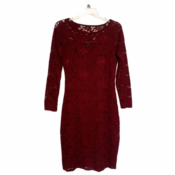 candalite Dresses & Skirts - ‘CANDALITE’ Burgundy Midi dress